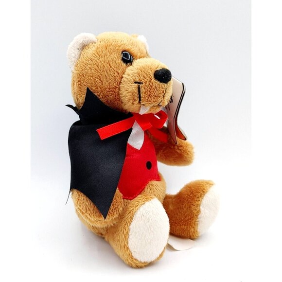 Count Bearon Sears Plush Halloween Dracula Teddy Bear Soft Toy Vampire with tags - Picture 2 of 4